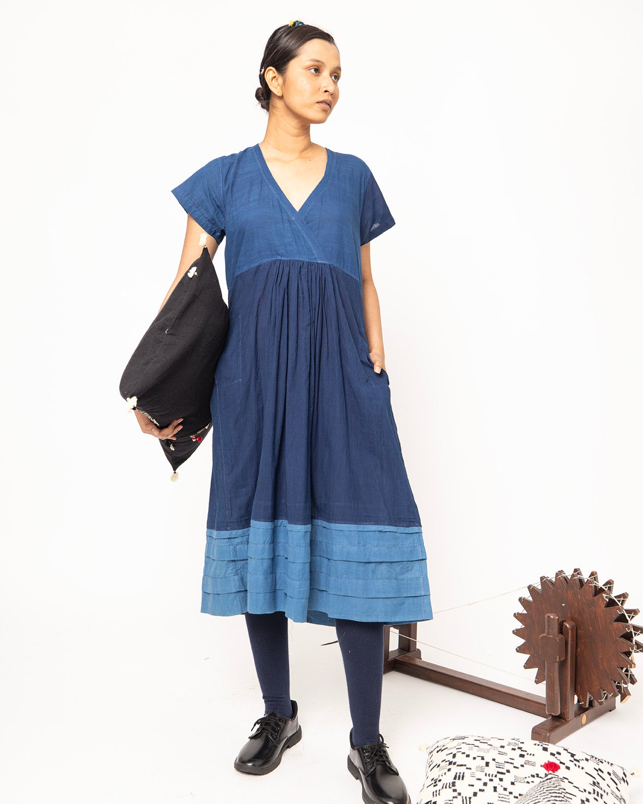 Nisaki Ombre Cotton Dress