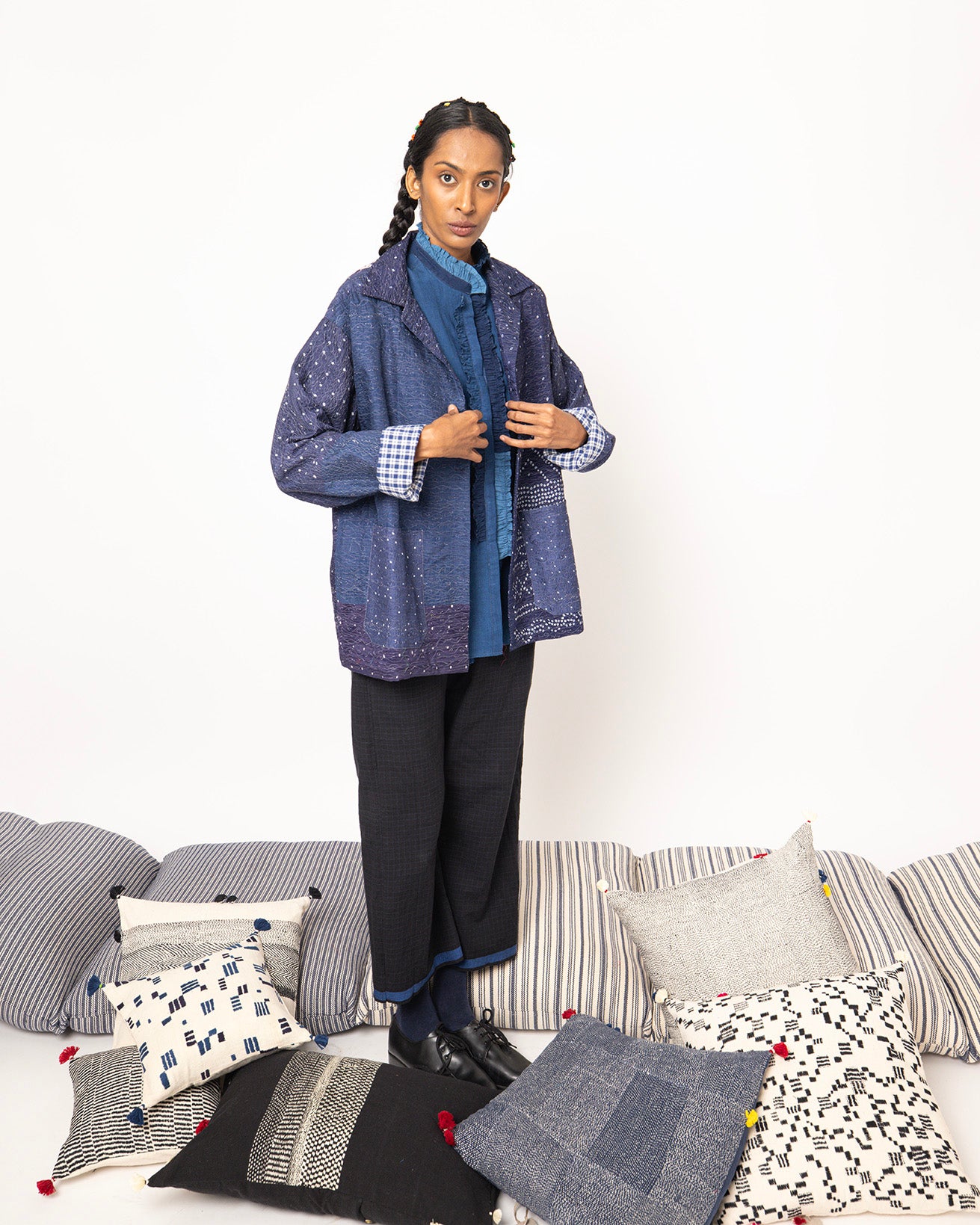 Katia Bandhani Silk Jacket