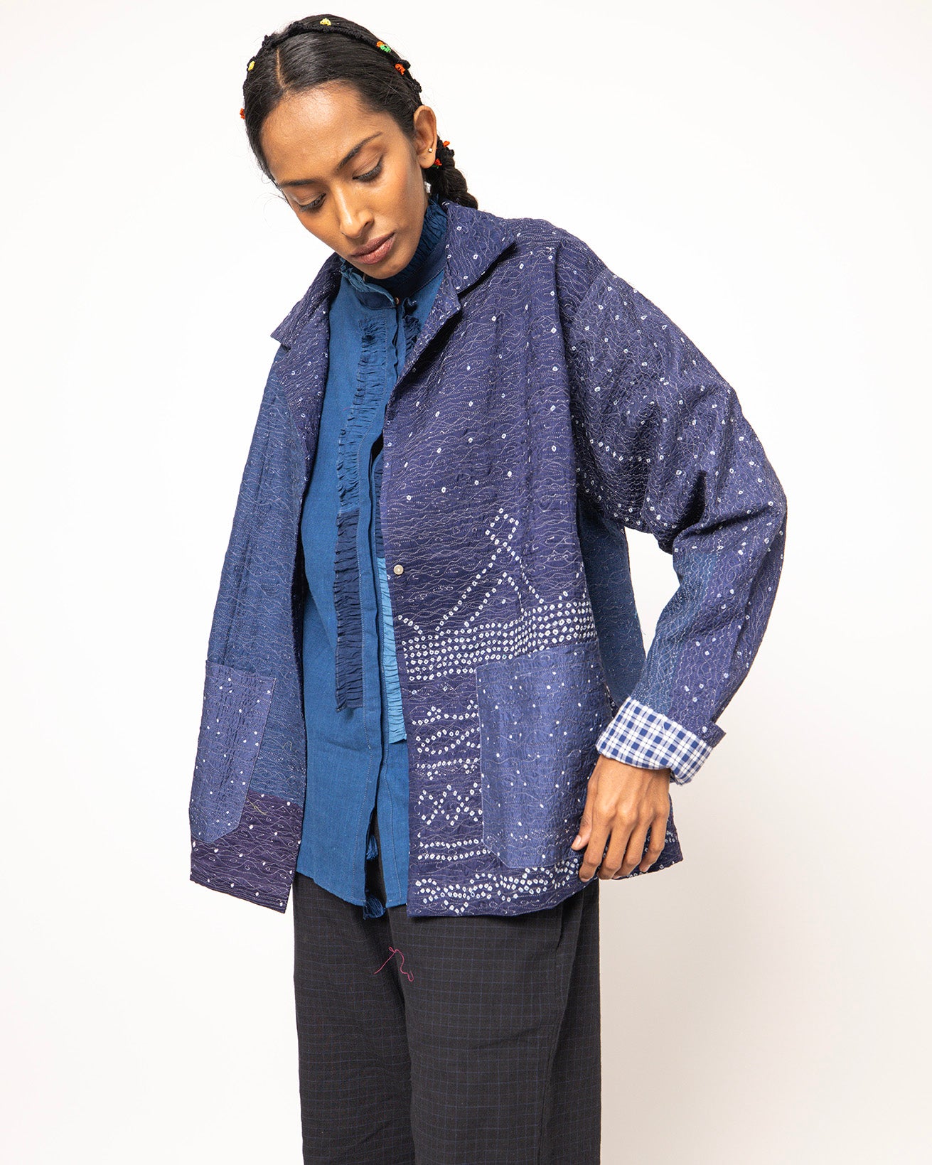 Katia Bandhani Silk Jacket