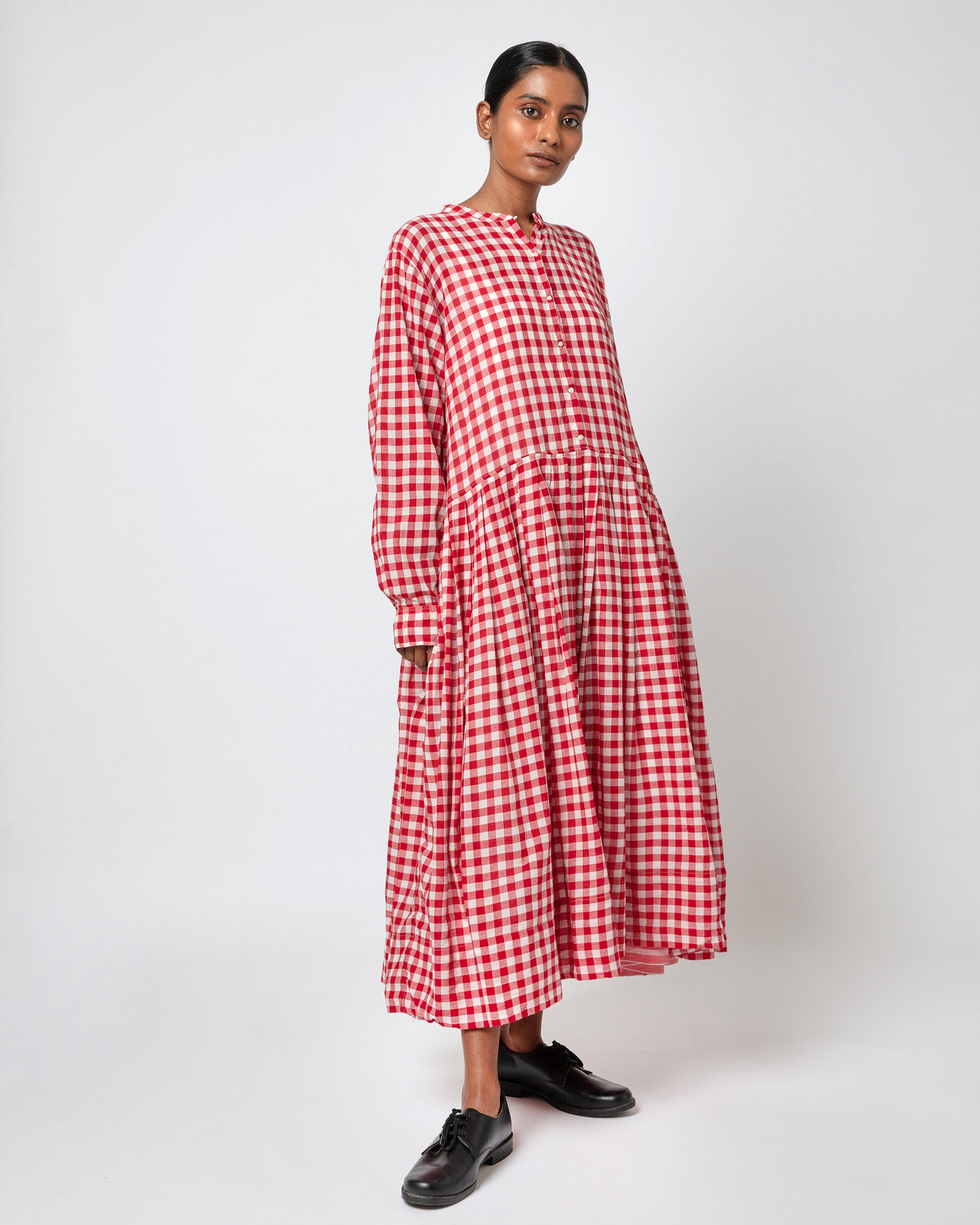 Clementine Red Checkered DRESS