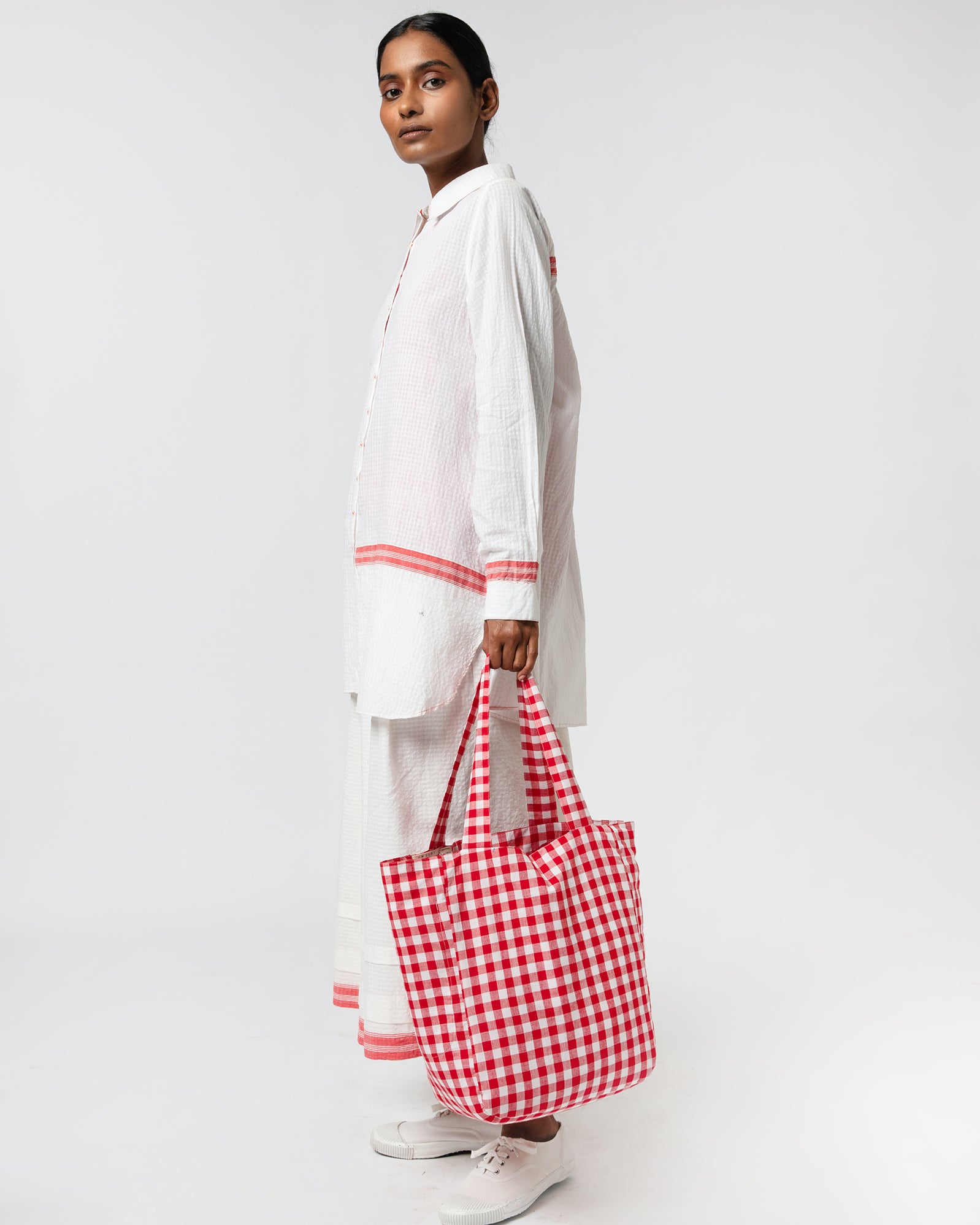 Porus White Cotton Shirt