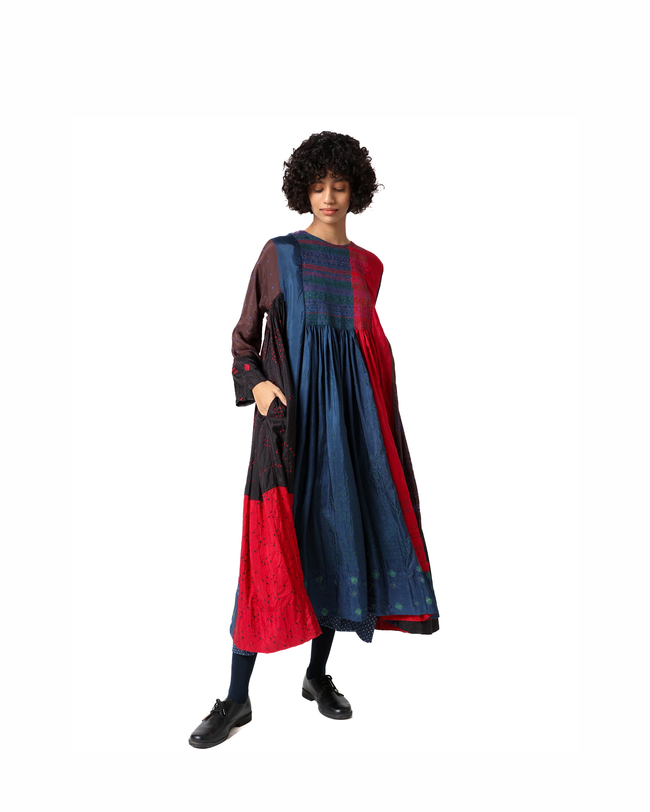 Stok  Bandani Silk Dress