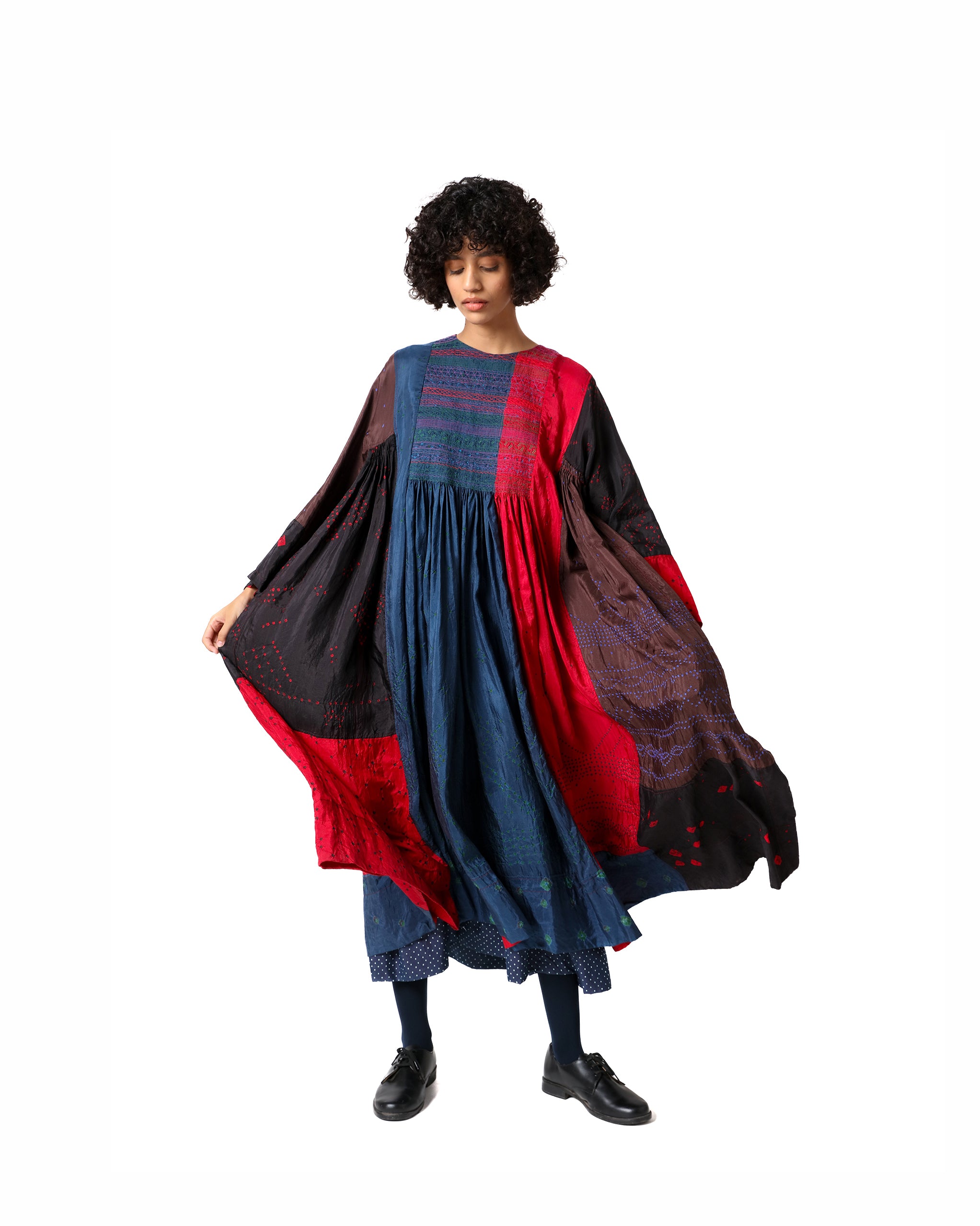 Stok  Bandani Silk Dress