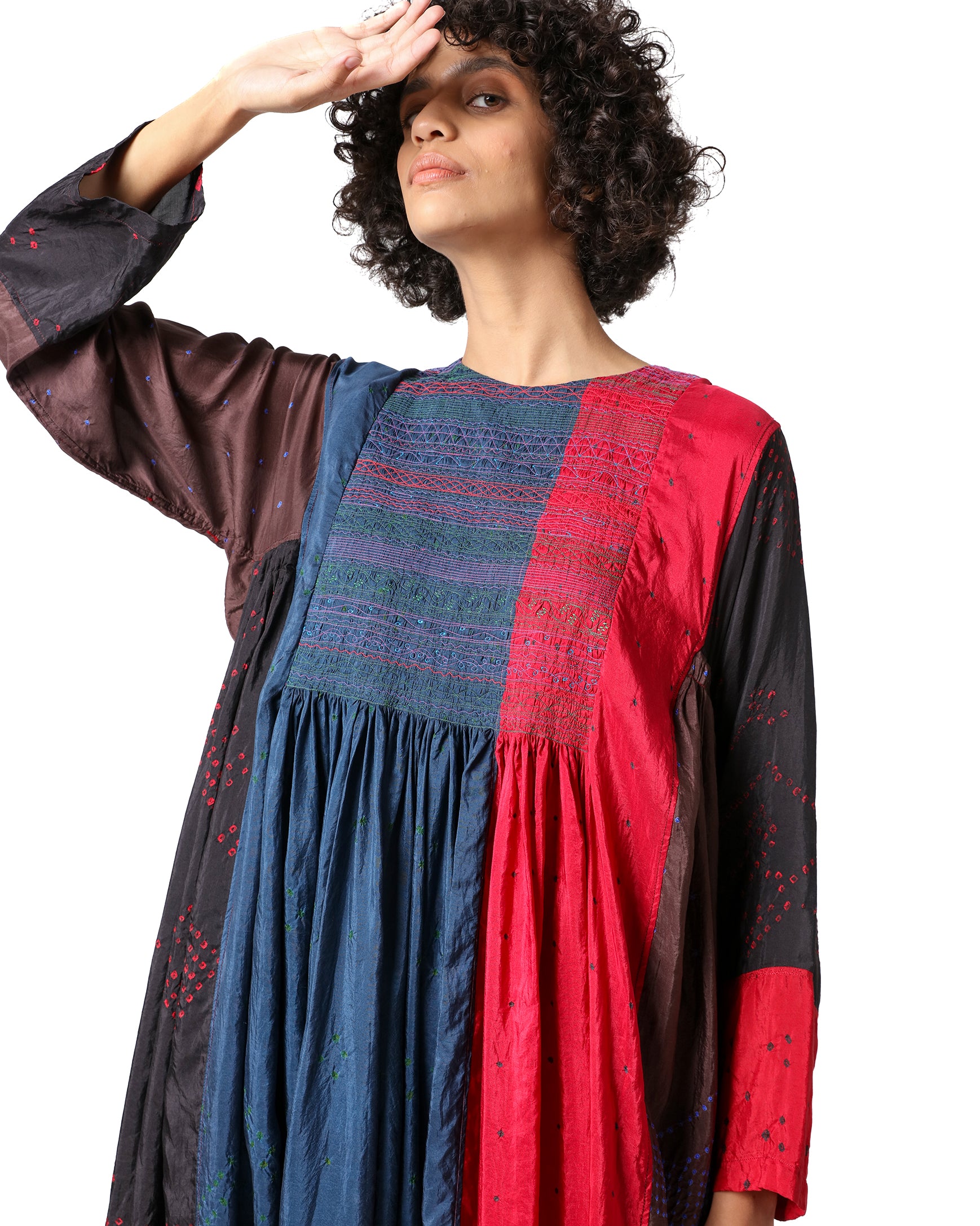 Stok  Bandani Silk Dress