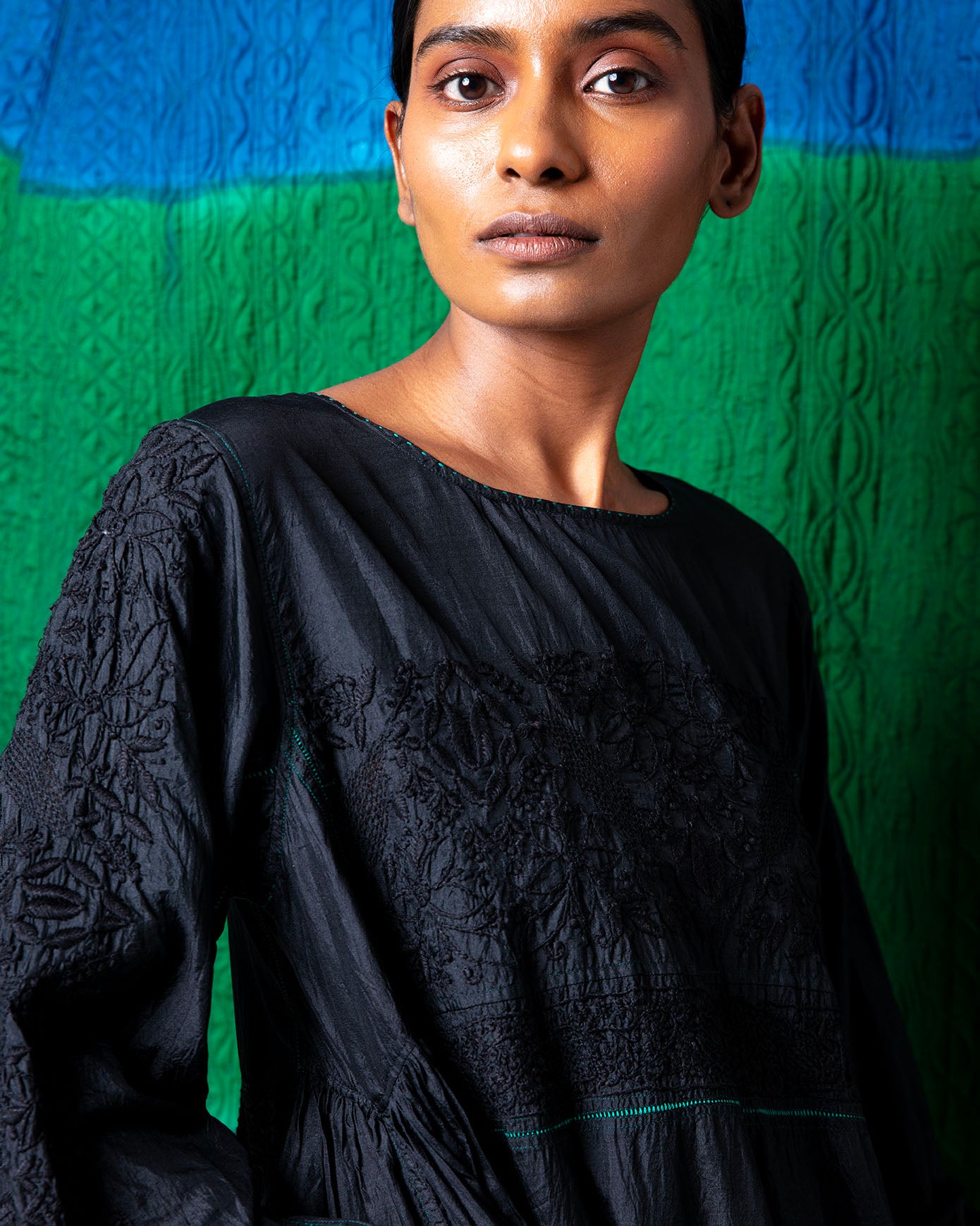Kuksho Chikankari Dress