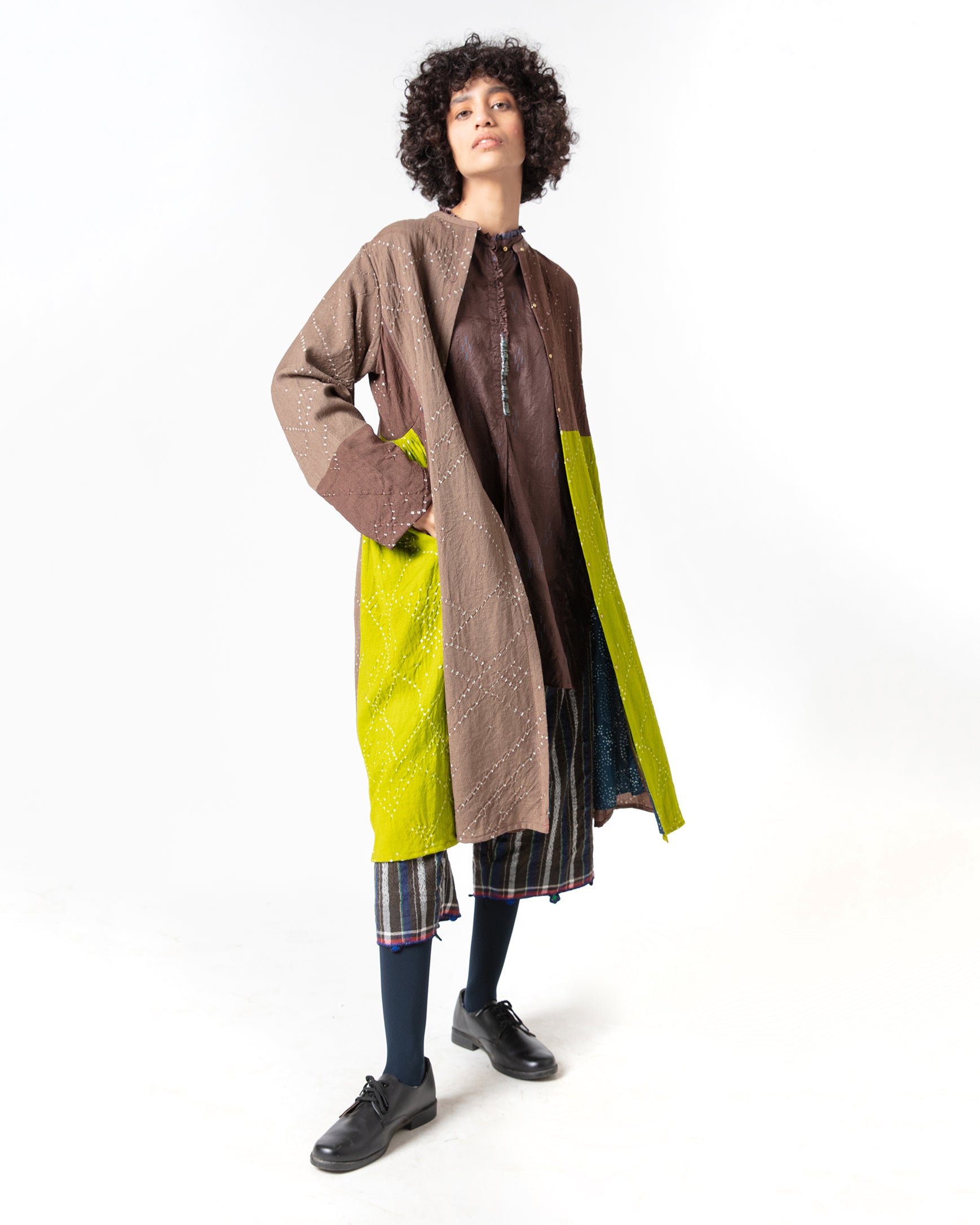 Himalaya Wool Bandhani Dress