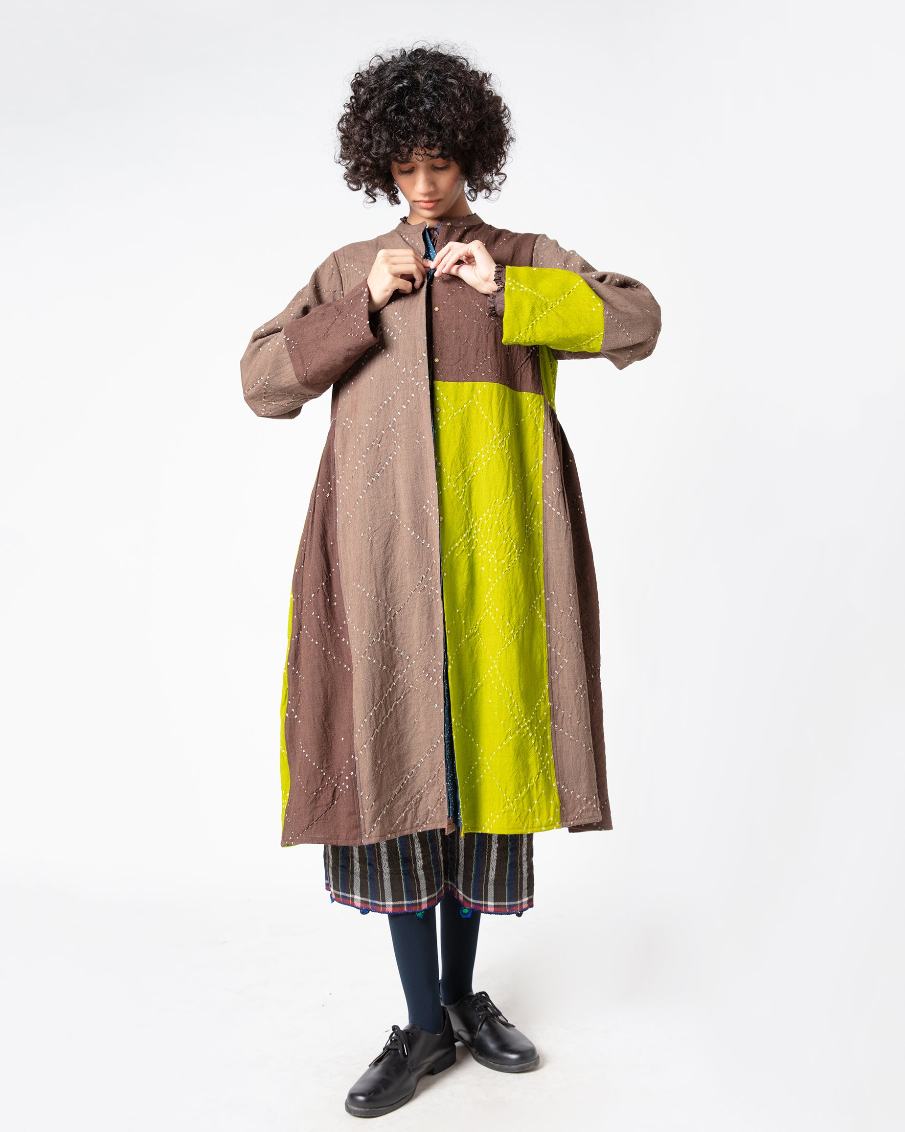 Himalaya Wool Bandhani Dress