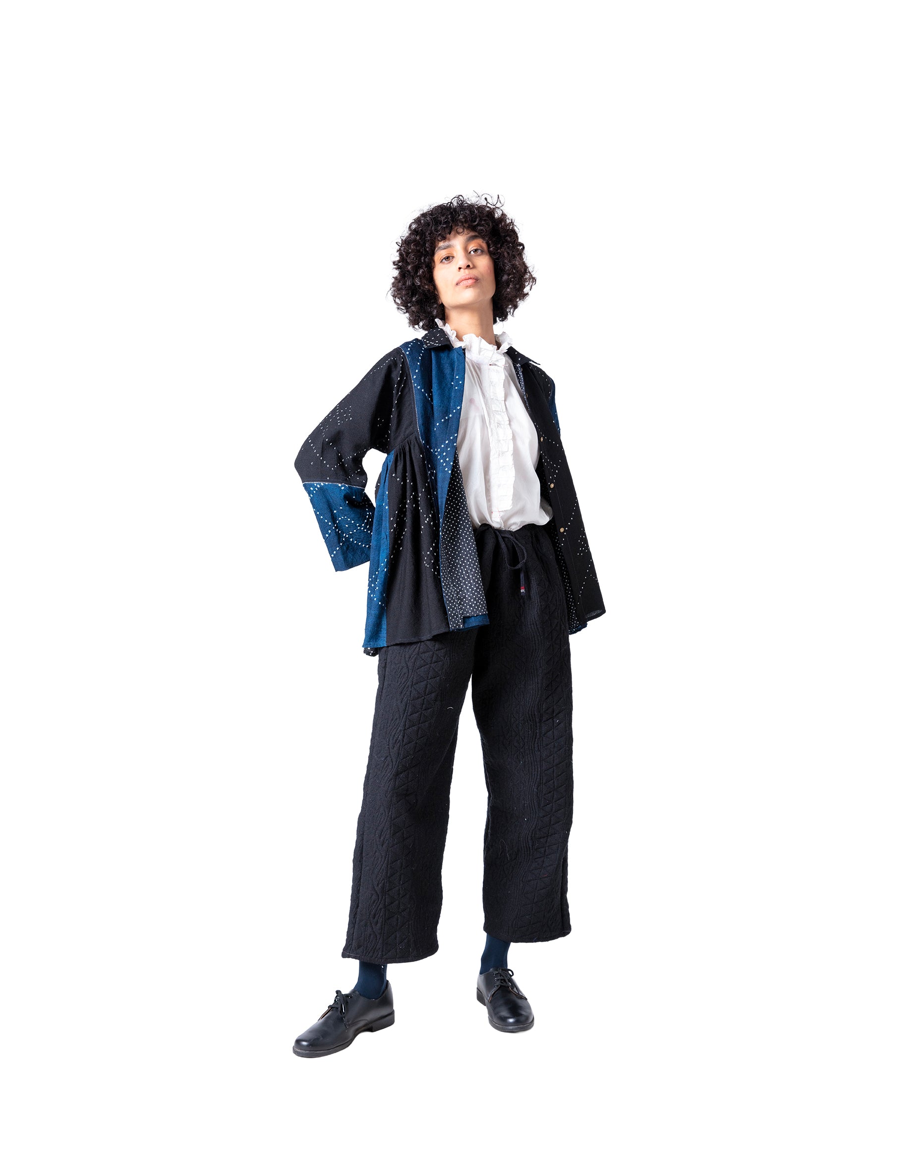 Neel Bandhani Woolen Jacket