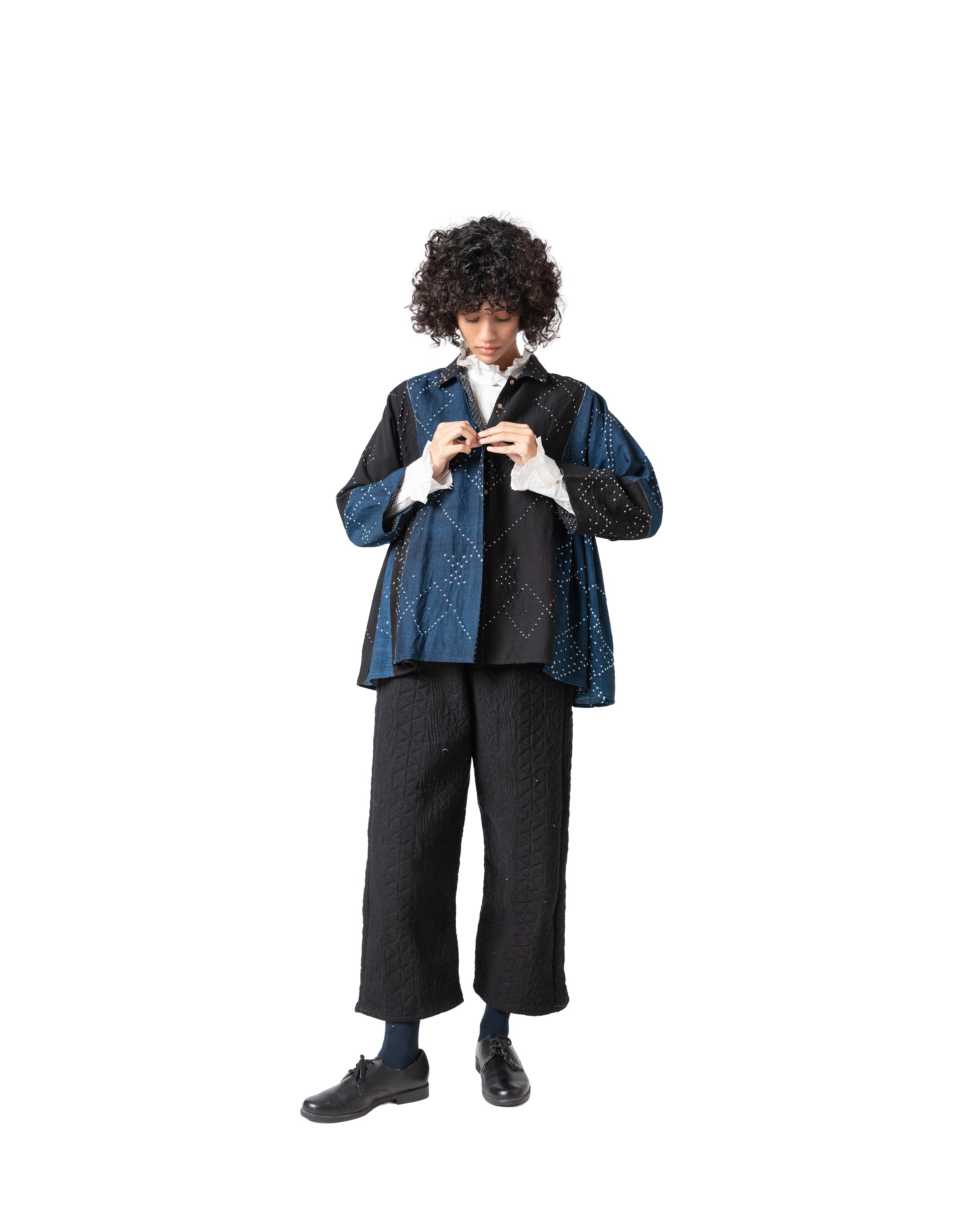 Neel Bandhani Woolen Jacket