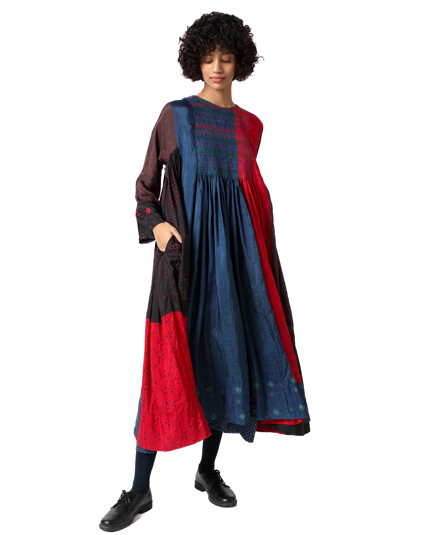 Stok  Bandani Silk Dress