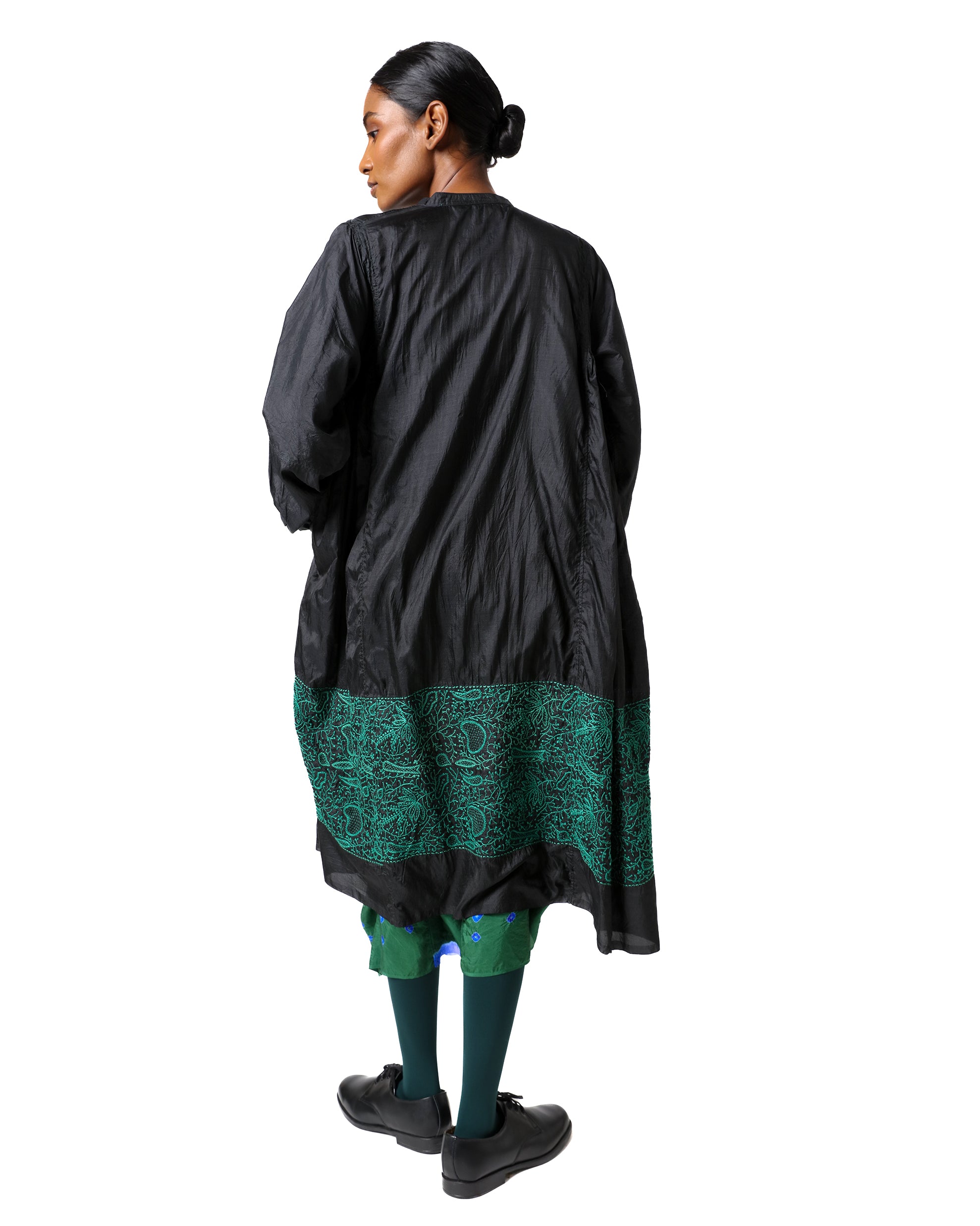 Lamayuru  Chikankari Silk Dress