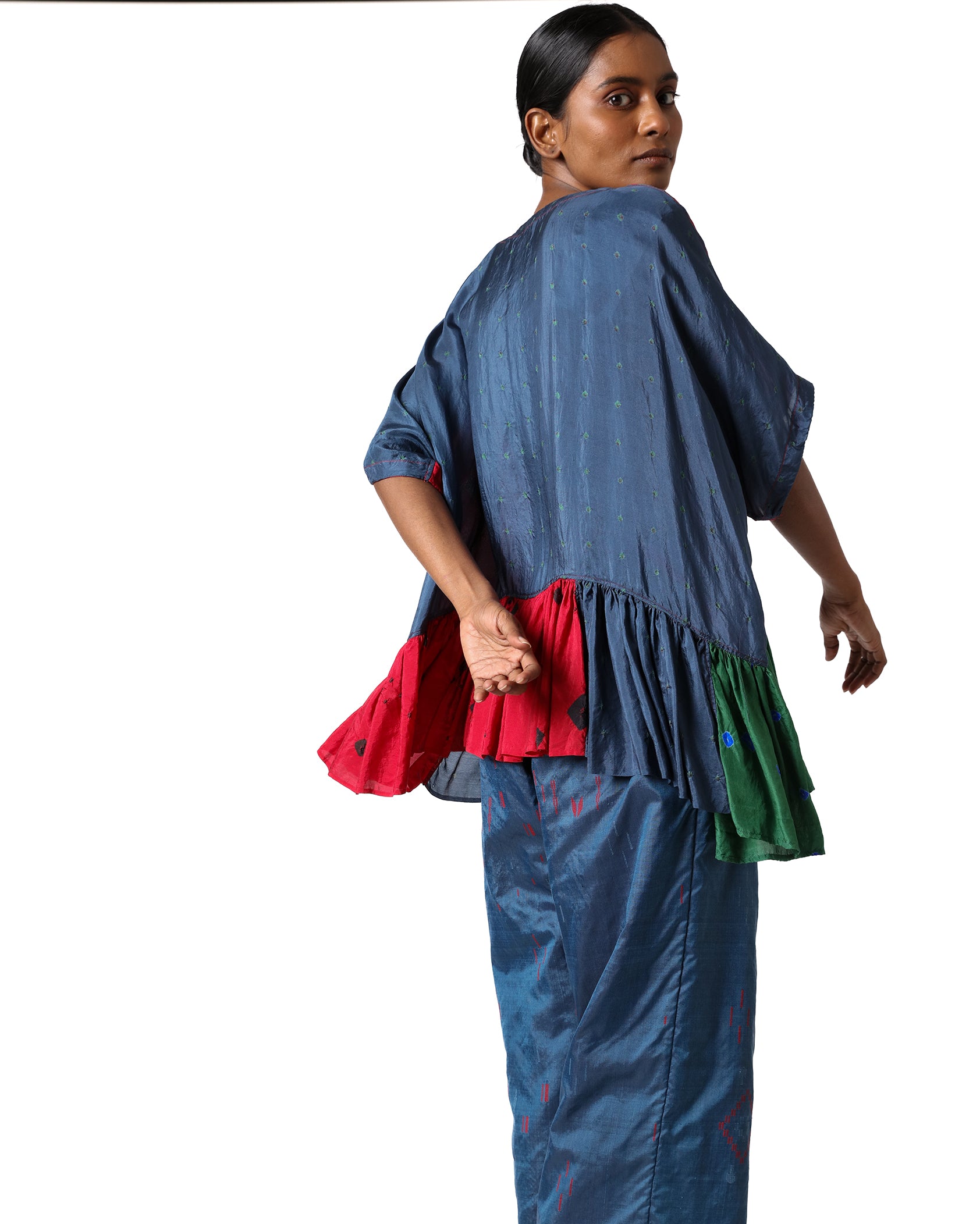 Kumdong Bandhani Top